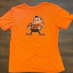 Men’s Nike Cleveland Browns “Brownie” T-shirt Size Large
